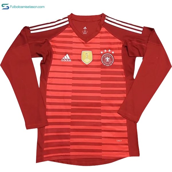 Camiseta Alemania ML Portero 2018 Rojo